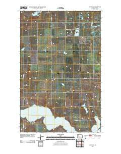 Lostwood North Dakota Historical topographic map, 1:24000 scale, 7.5 X 7.5 Minute, Year 2011