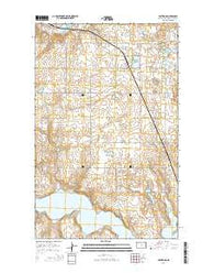 Lostwood North Dakota Current topographic map, 1:24000 scale, 7.5 X 7.5 Minute, Year 2014