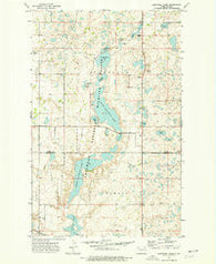 Lostwood Lakes North Dakota Historical topographic map, 1:24000 scale, 7.5 X 7.5 Minute, Year 1974