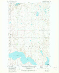 Lostwood North Dakota Historical topographic map, 1:24000 scale, 7.5 X 7.5 Minute, Year 1981