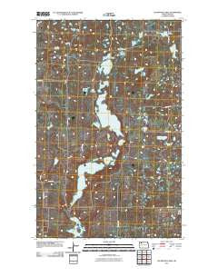 Lostwood Lakes North Dakota Historical topographic map, 1:24000 scale, 7.5 X 7.5 Minute, Year 2011