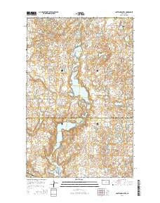 Lostwood Lakes North Dakota Current topographic map, 1:24000 scale, 7.5 X 7.5 Minute, Year 2014