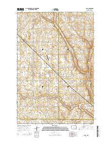 Lucca North Dakota Current topographic map, 1:24000 scale, 7.5 X 7.5 Minute, Year 2014