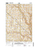 Lucca North Dakota Current topographic map, 1:24000 scale, 7.5 X 7.5 Minute, Year 2014