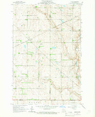 Lucca North Dakota Historical topographic map, 1:24000 scale, 7.5 X 7.5 Minute, Year 1965