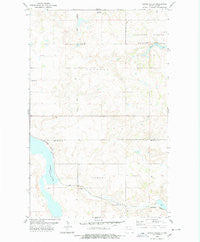 Lunds Valley North Dakota Historical topographic map, 1:24000 scale, 7.5 X 7.5 Minute, Year 1978