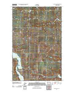 Lunds Valley North Dakota Historical topographic map, 1:24000 scale, 7.5 X 7.5 Minute, Year 2011