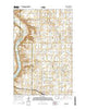 Luverne North Dakota Current topographic map, 1:24000 scale, 7.5 X 7.5 Minute, Year 2014