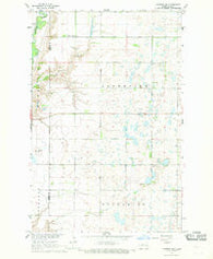 Luverne NW North Dakota Historical topographic map, 1:24000 scale, 7.5 X 7.5 Minute, Year 1967