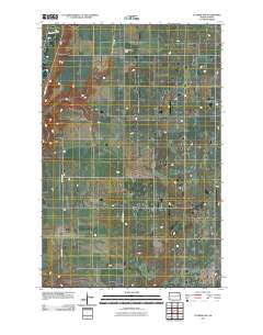 Luverne NW North Dakota Historical topographic map, 1:24000 scale, 7.5 X 7.5 Minute, Year 2011