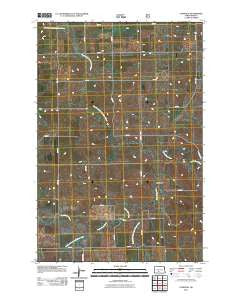Lynwood North Dakota Historical topographic map, 1:24000 scale, 7.5 X 7.5 Minute, Year 2011