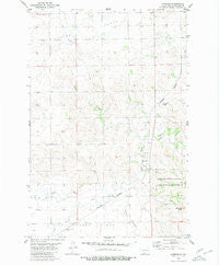 Lynwood North Dakota Historical topographic map, 1:24000 scale, 7.5 X 7.5 Minute, Year 1980