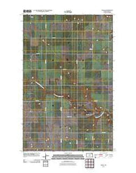 Maida North Dakota Historical topographic map, 1:24000 scale, 7.5 X 7.5 Minute, Year 2011