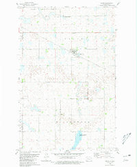 Makoti North Dakota Historical topographic map, 1:24000 scale, 7.5 X 7.5 Minute, Year 1980