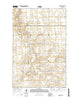 Makoti SW North Dakota Current topographic map, 1:24000 scale, 7.5 X 7.5 Minute, Year 2014