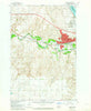 Mandan North Dakota Historical topographic map, 1:24000 scale, 7.5 X 7.5 Minute, Year 1962