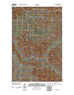 Mandaree NE North Dakota Historical topographic map, 1:24000 scale, 7.5 X 7.5 Minute, Year 2011