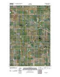 Manfred North Dakota Historical topographic map, 1:24000 scale, 7.5 X 7.5 Minute, Year 2011