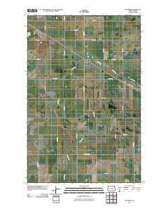 Manfred North Dakota Historical topographic map, 1:24000 scale, 7.5 X 7.5 Minute, Year 2011