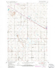 Manfred North Dakota Historical topographic map, 1:24000 scale, 7.5 X 7.5 Minute, Year 1950