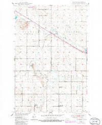 Manfred North Dakota Historical topographic map, 1:24000 scale, 7.5 X 7.5 Minute, Year 1950
