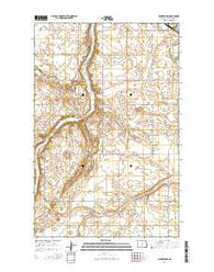 Manfred NW North Dakota Current topographic map, 1:24000 scale, 7.5 X 7.5 Minute, Year 2014