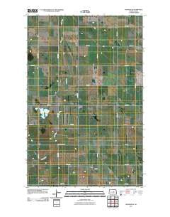 Manfred SE North Dakota Historical topographic map, 1:24000 scale, 7.5 X 7.5 Minute, Year 2011
