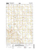 Manfred SE North Dakota Current topographic map, 1:24000 scale, 7.5 X 7.5 Minute, Year 2014