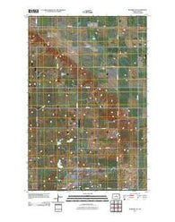 Manfred SW North Dakota Historical topographic map, 1:24000 scale, 7.5 X 7.5 Minute, Year 2011