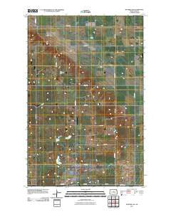 Manfred SW North Dakota Historical topographic map, 1:24000 scale, 7.5 X 7.5 Minute, Year 2011