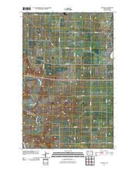 Manitou North Dakota Historical topographic map, 1:24000 scale, 7.5 X 7.5 Minute, Year 2011