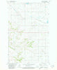 Manitou North Dakota Historical topographic map, 1:24000 scale, 7.5 X 7.5 Minute, Year 1981