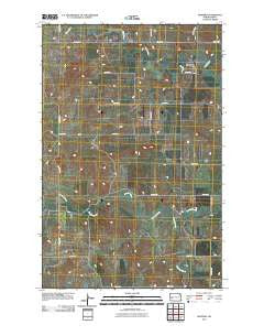 Manning North Dakota Historical topographic map, 1:24000 scale, 7.5 X 7.5 Minute, Year 2011