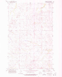 Manning NW North Dakota Historical topographic map, 1:24000 scale, 7.5 X 7.5 Minute, Year 1973