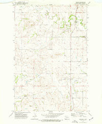 Manning North Dakota Historical topographic map, 1:24000 scale, 7.5 X 7.5 Minute, Year 1973