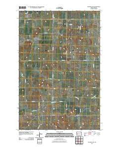Manning NW North Dakota Historical topographic map, 1:24000 scale, 7.5 X 7.5 Minute, Year 2011
