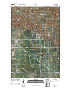Manning SE North Dakota Historical topographic map, 1:24000 scale, 7.5 X 7.5 Minute, Year 2011