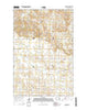 Manning SE North Dakota Current topographic map, 1:24000 scale, 7.5 X 7.5 Minute, Year 2014
