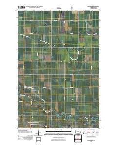 Mantador North Dakota Historical topographic map, 1:24000 scale, 7.5 X 7.5 Minute, Year 2011