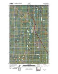 Manvel North Dakota Historical topographic map, 1:24000 scale, 7.5 X 7.5 Minute, Year 2011