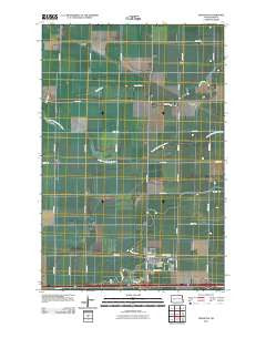 Mapleton North Dakota Historical topographic map, 1:24000 scale, 7.5 X 7.5 Minute, Year 2011