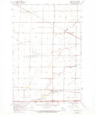 Mapleton North Dakota Historical topographic map, 1:24000 scale, 7.5 X 7.5 Minute, Year 1961