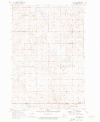 Marion NE North Dakota Historical topographic map, 1:24000 scale, 7.5 X 7.5 Minute, Year 1970