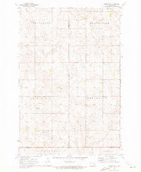 Marion NW North Dakota Historical topographic map, 1:24000 scale, 7.5 X 7.5 Minute, Year 1970
