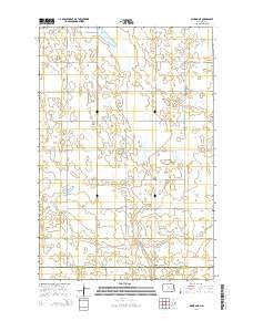 Marion NE North Dakota Current topographic map, 1:24000 scale, 7.5 X 7.5 Minute, Year 2014