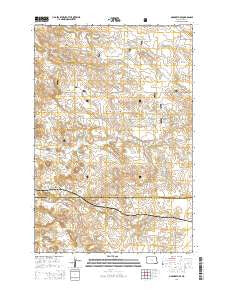 Marmarth SE North Dakota Current topographic map, 1:24000 scale, 7.5 X 7.5 Minute, Year 2014