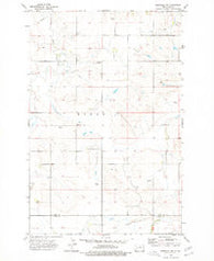 Marshall SW North Dakota Historical topographic map, 1:24000 scale, 7.5 X 7.5 Minute, Year 1973