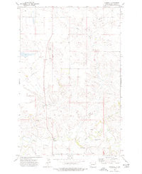 Marshall North Dakota Historical topographic map, 1:24000 scale, 7.5 X 7.5 Minute, Year 1973