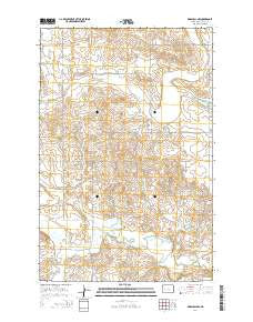 Marshall NW North Dakota Current topographic map, 1:24000 scale, 7.5 X 7.5 Minute, Year 2014