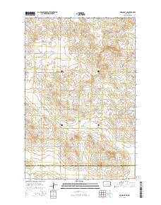 Marshall SE North Dakota Current topographic map, 1:24000 scale, 7.5 X 7.5 Minute, Year 2014